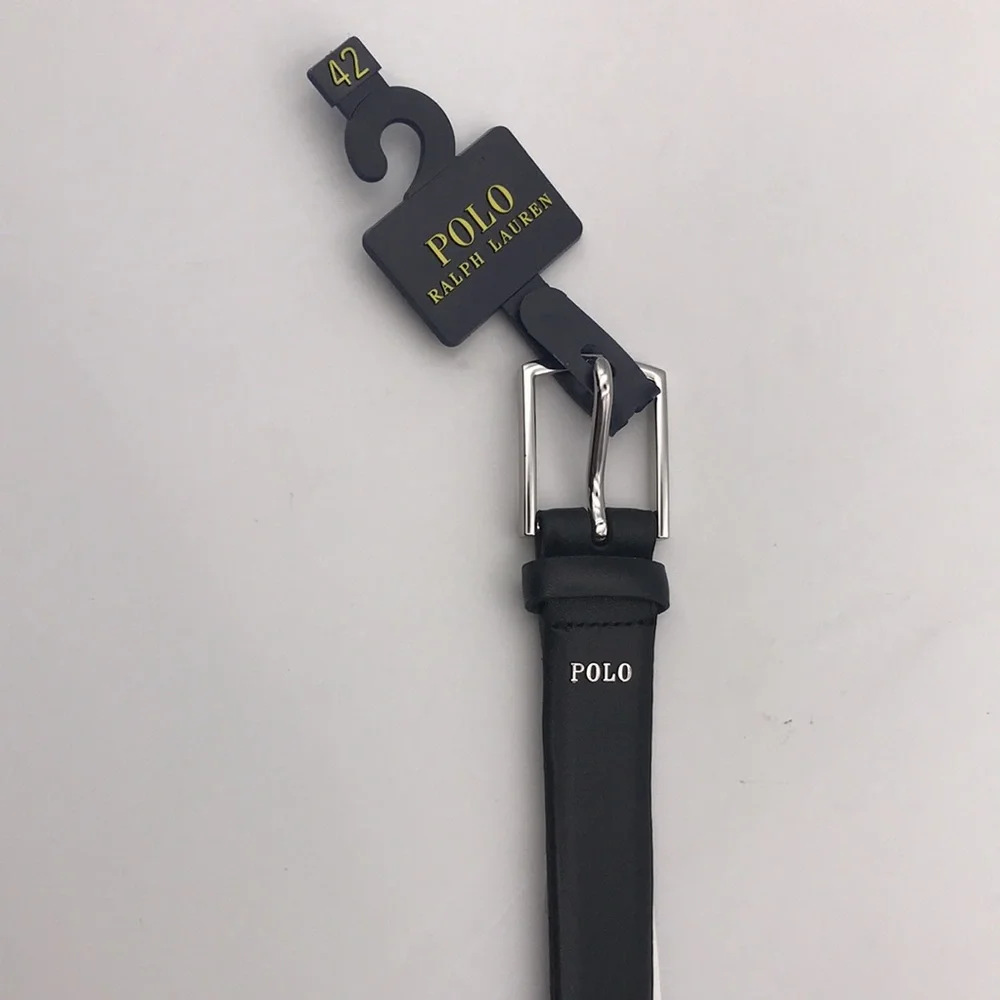 Polo Ralph Lauren Polo Plaque Calfskin Belt